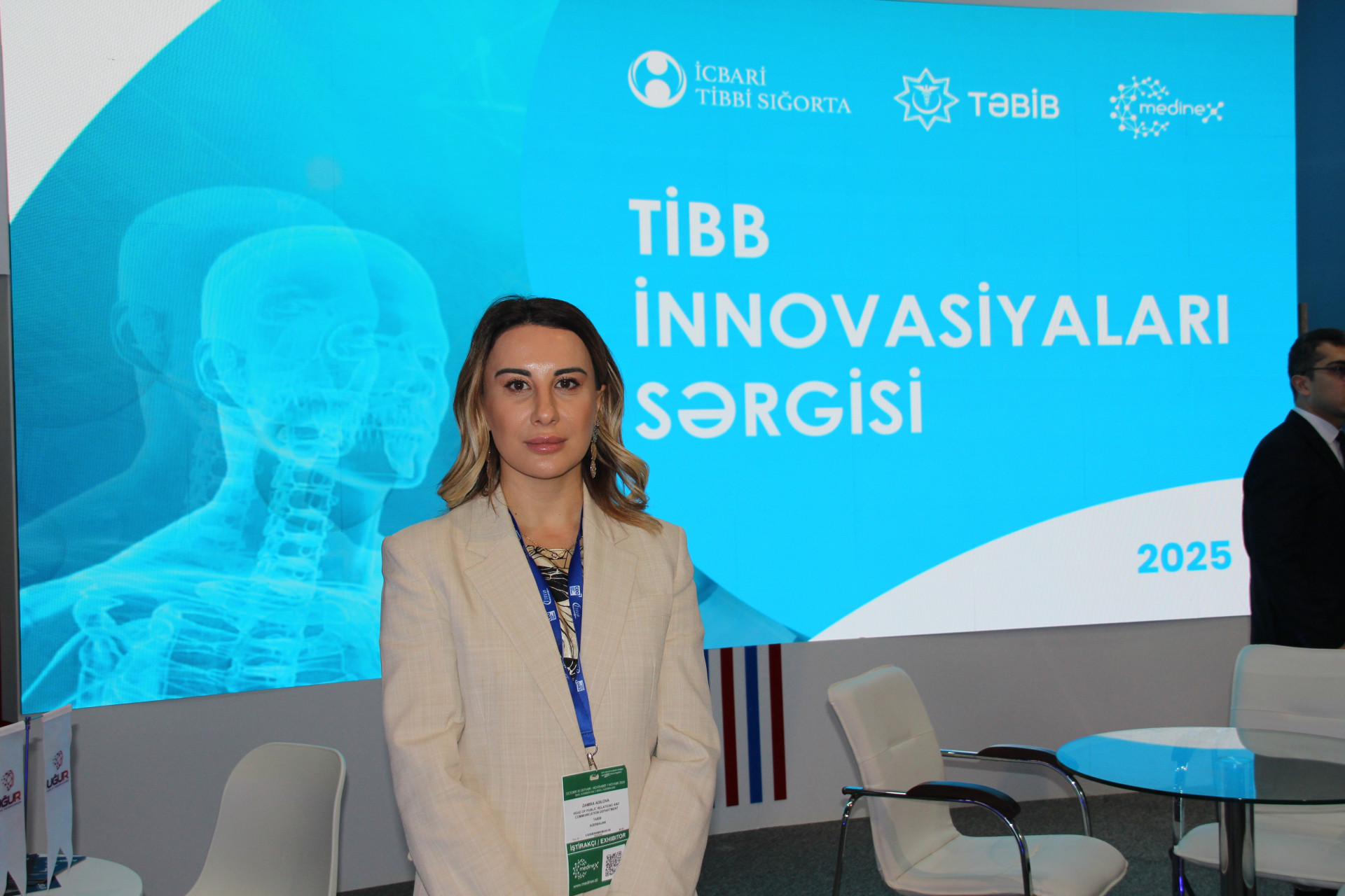 Tabib stendində yeniliklər, innovasiyalar və sağlamlıq xidmətləri vurğulanır